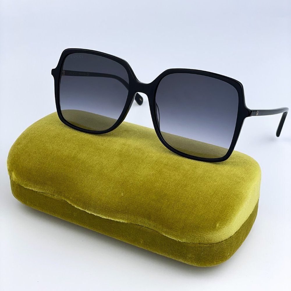 NEW GUCCI GG0544S BLACK/GRADIENT GREY 001 57/18/140  Women Sunglasses